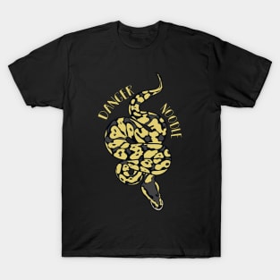 Danger Noodle Snake Lover Funny Ball Python T-Shirt